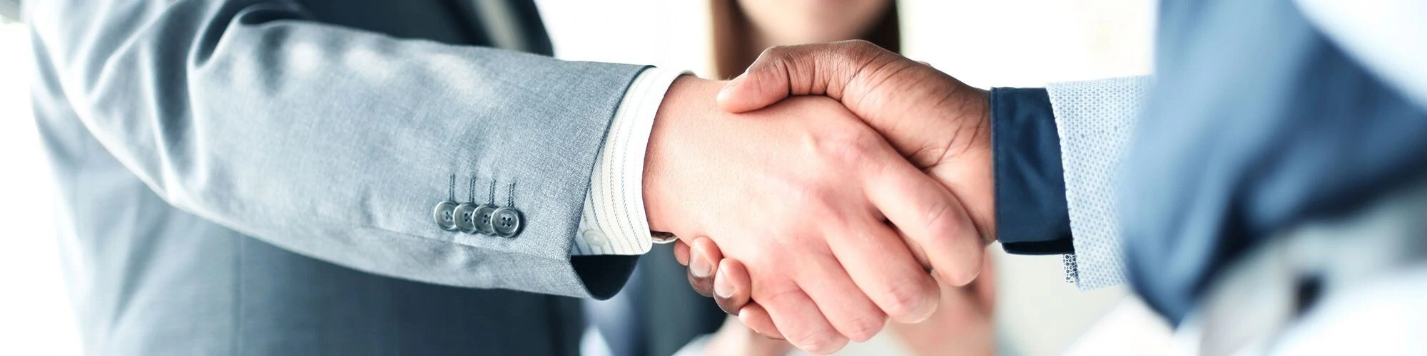 This conveys professionalism and mutual agreement. This conveys professionalism and mutual agreement.